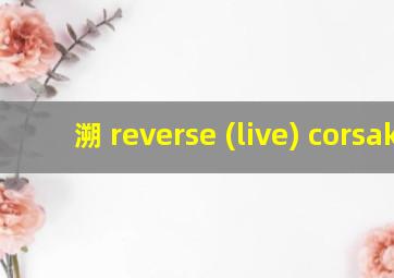 溯 reverse (live) corsak